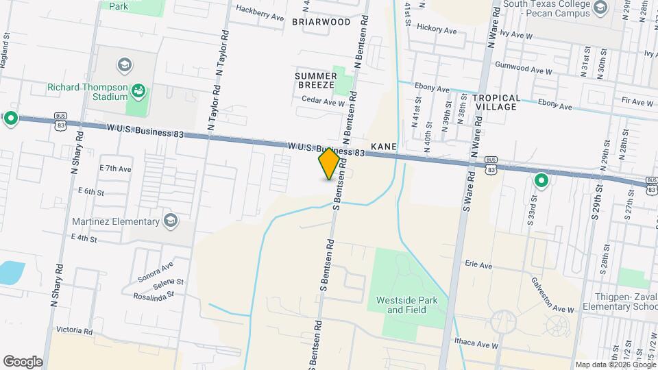 200 S Bentsen Rd Map and Location Details