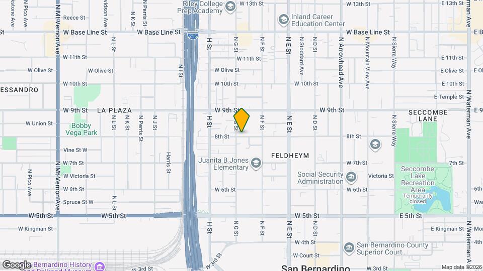 690 W 8th St Mapa y Detalles de la Ubicación