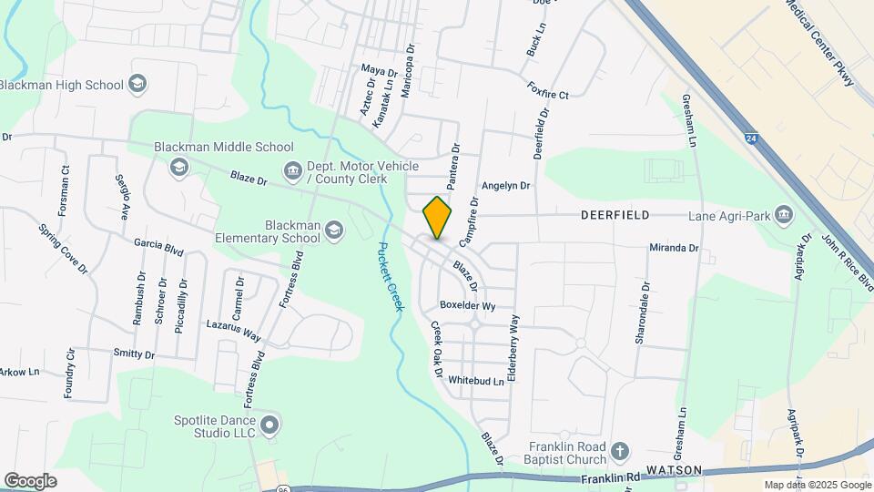 3722 Blaze Dr Map and Location Details