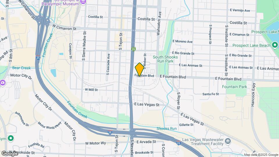 233 E Fountain Blvd-Unit -235 E Fountain Blvd Map and Location Details