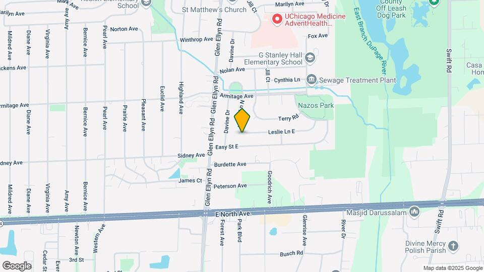 1324 Leslie Ln E Mapa y Detalles de la Ubicación