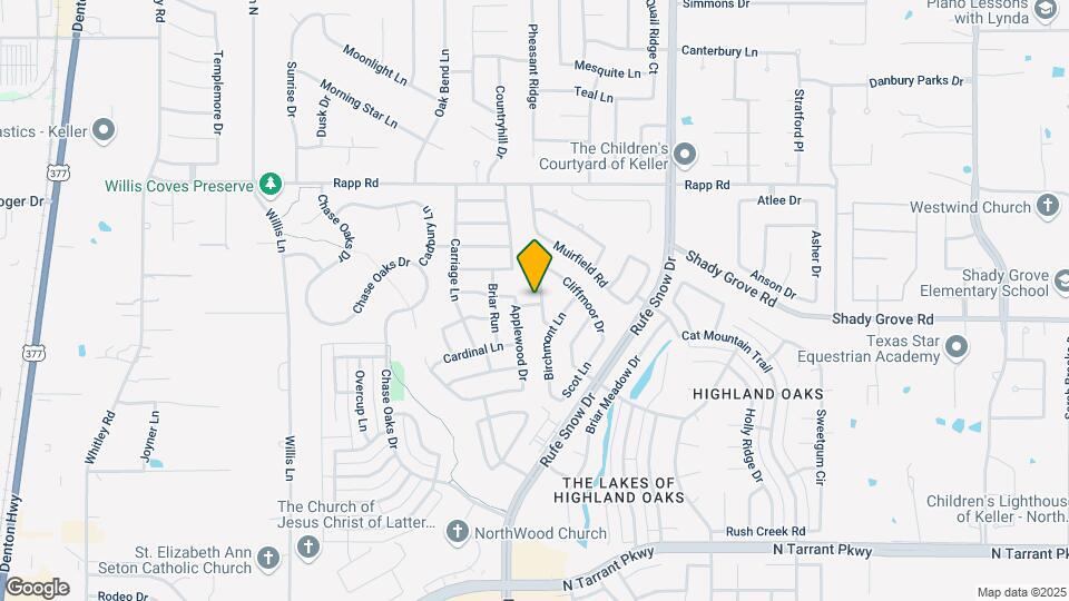 1524 Edinburgh Ln Map and Location Details