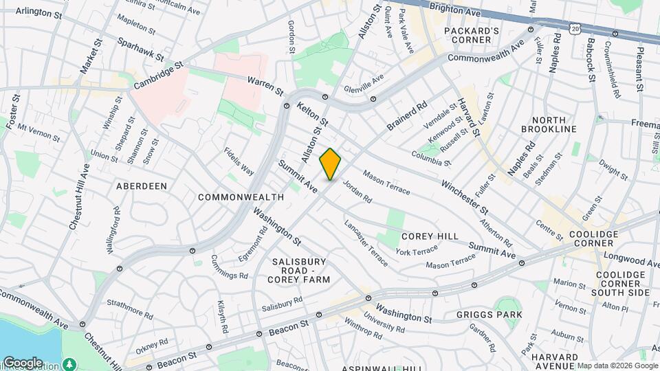 238 Corey Rd, Unit 2 Map and Location Details