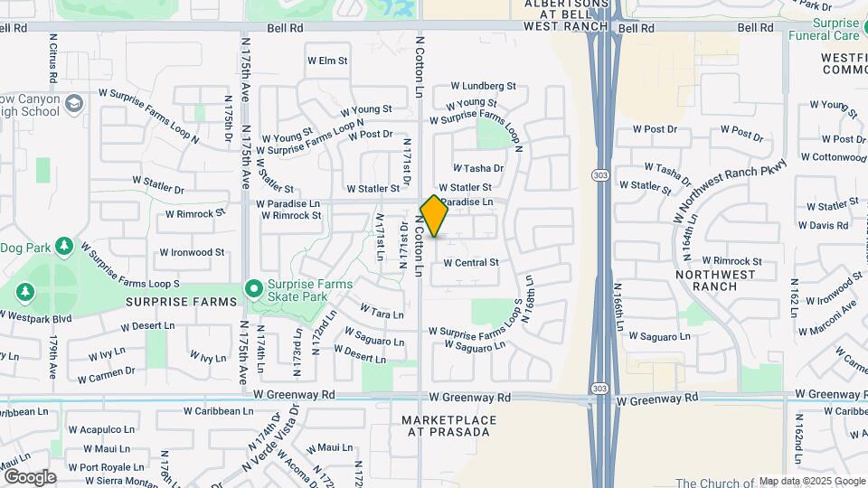 16106 N 170th Ln Map and Location Details
