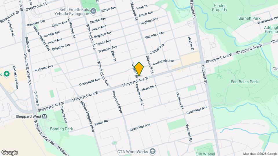 760-760 Sheppard Ave W Map and Location Details