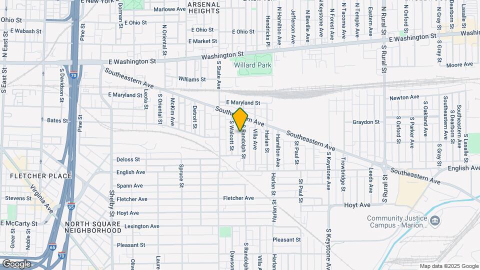302 S Randolph St Map and Location Details