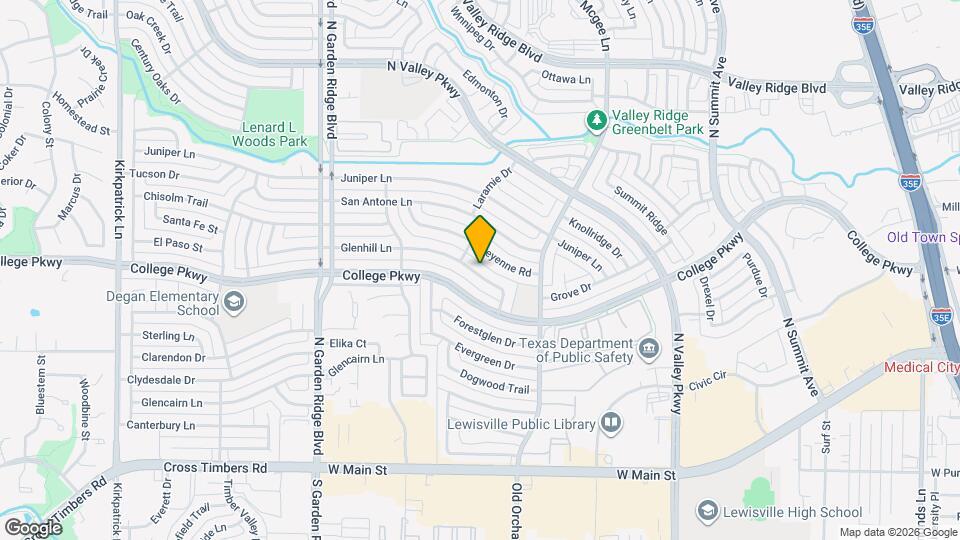 1349 Glenhill Ln, Unit 210 Map and Location Details