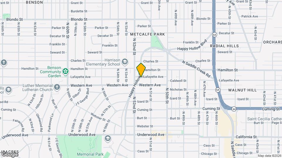 5115 Lafayette Ave Map and Location Details