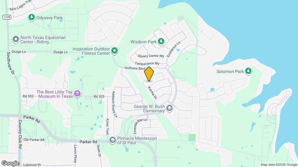 1715 Indigo Creek Ln Map and Location Details