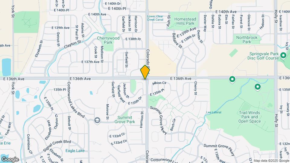 13598 Harrison St. Map and Location Details
