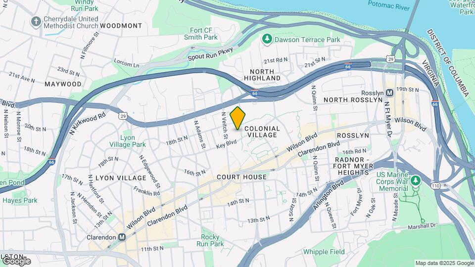 Colonial Village West Map and Location Details