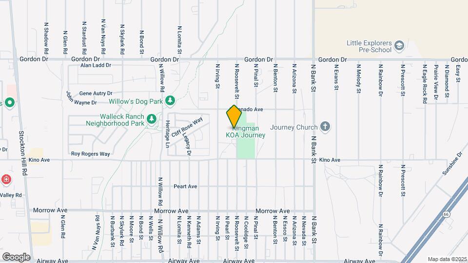 3823 N Roosevelt St Map and Location Details