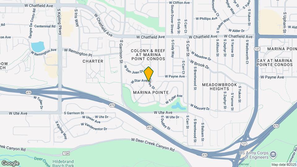 8555 S Estes St Map and Location Details