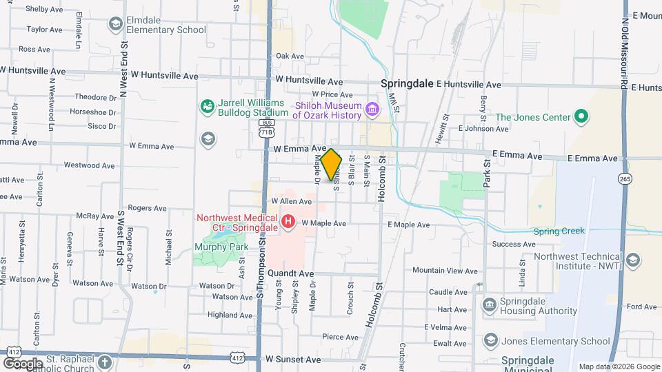 302 S Shiloh St, Unit SI ID1475799P Mapa y Detalles de la Ubicación