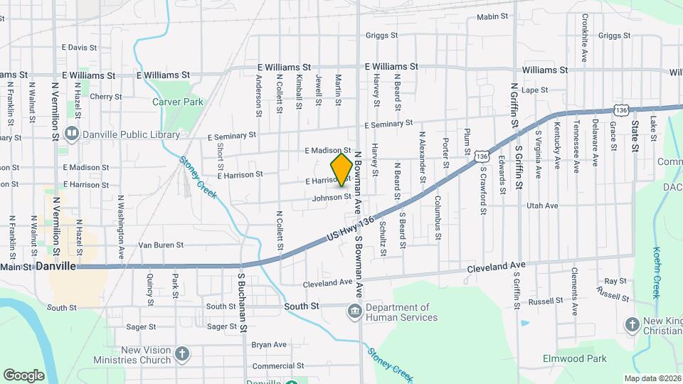 835 Johnson St Mapa y Detalles de la Ubicación