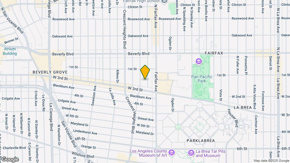 149 S Hayworth Ave Mapa y Detalles de la Ubicación