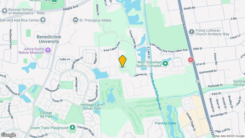6010 Oakwood Dr Map and Location Details