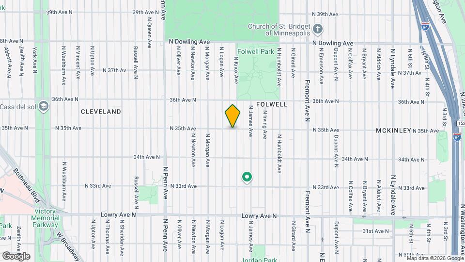 3459 N Knox Ave Map and Location Details
