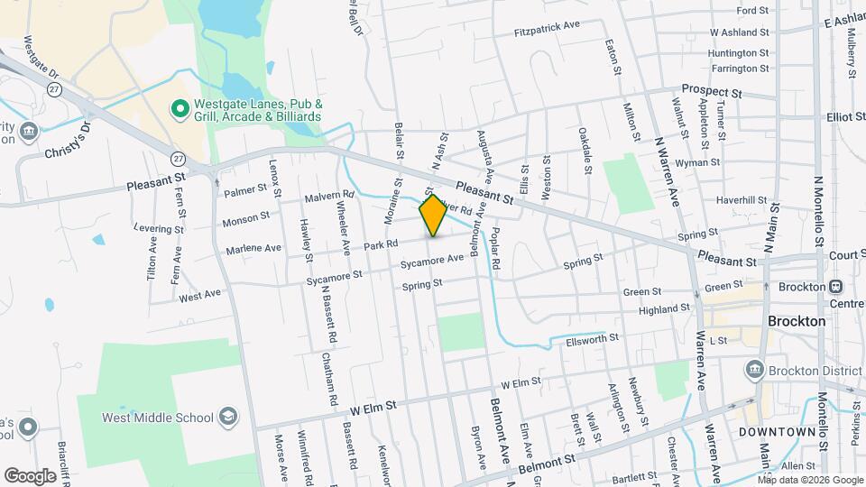 68 Ash St Map and Location Details