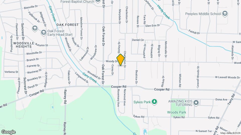 3230 Rosemary Ave Map and Location Details