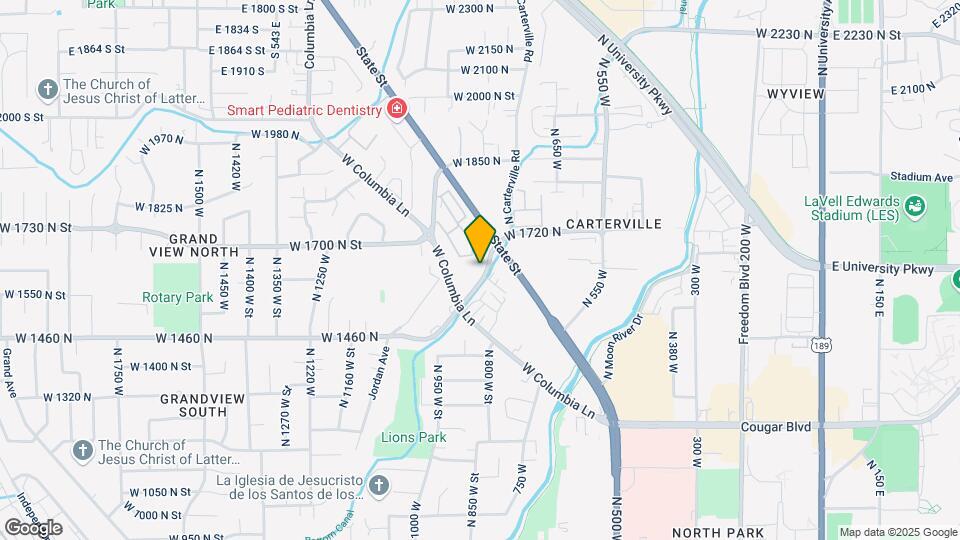 1655 N Grandview Ln Map and Location Details
