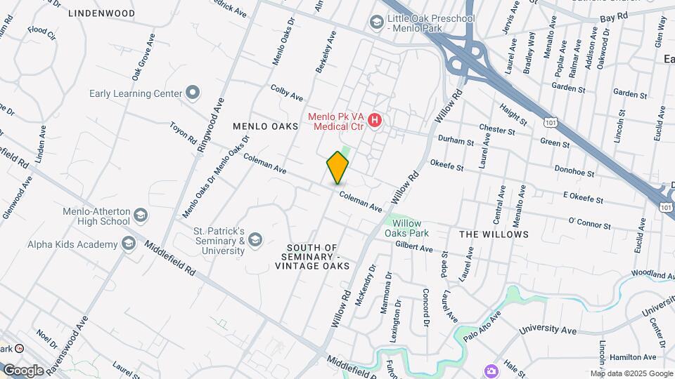 770 Coleman Ave Mapa y Detalles de la Ubicación