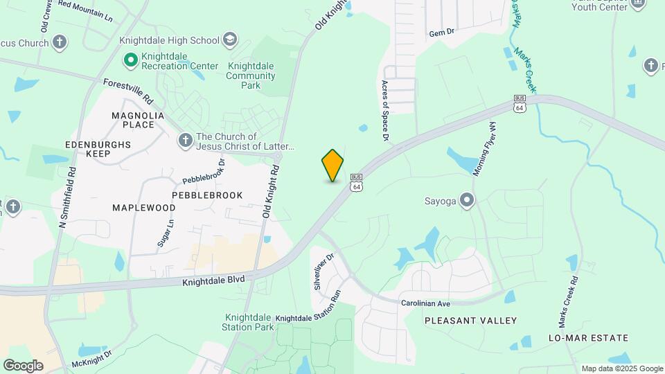 7817 Knightdale Blvd Map and Location Details