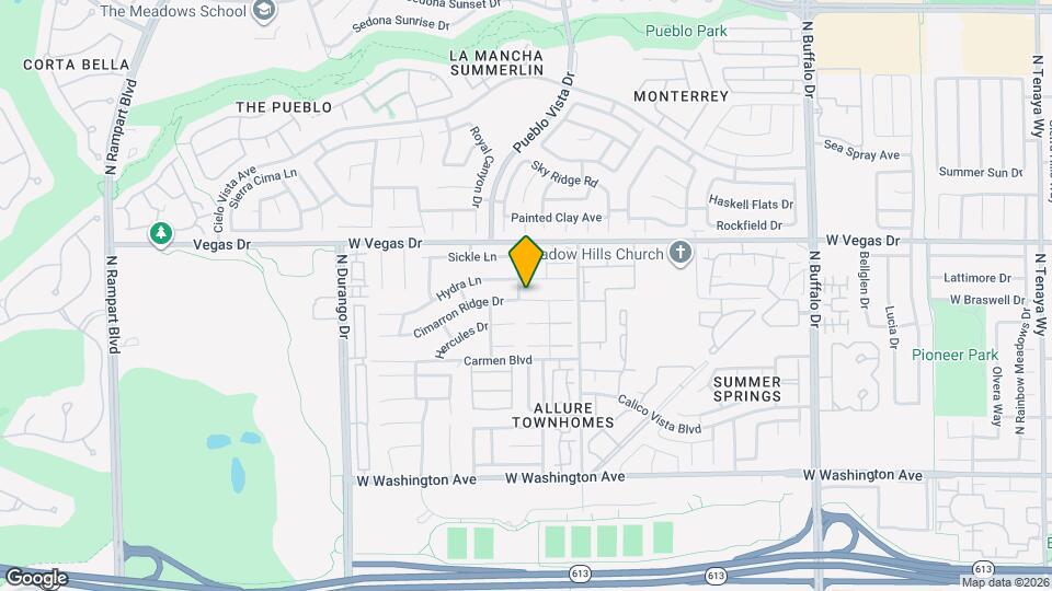 8076 Cimarron Ridge Dr Map and Location Details