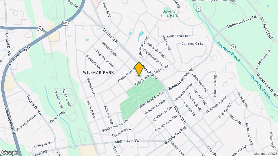 545 Newell St NW Map and Location Details