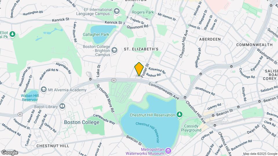 2039 Commonwealth Ave-Unit -16 Map and Location Details