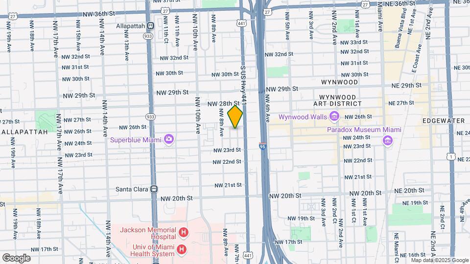 2424 NW 7th Ct, Unit 2 Map and Location Details