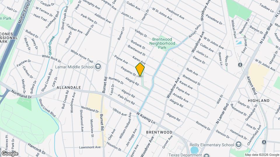 1801 Pequeno St Map and Location Details