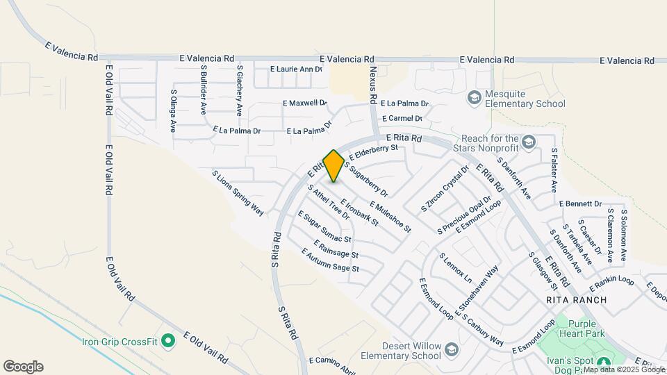 9033 E Ironbark St Map and Location Details