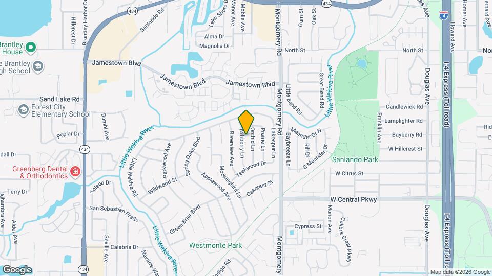 621 Ashberry Ln Map and Location Details