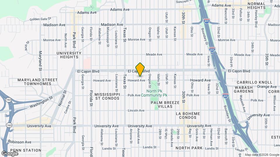 4212 Hamilton St Map and Location Details