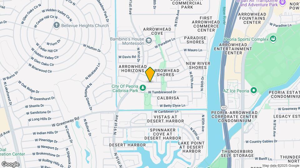 8949 W Kathleen Rd Map and Location Details