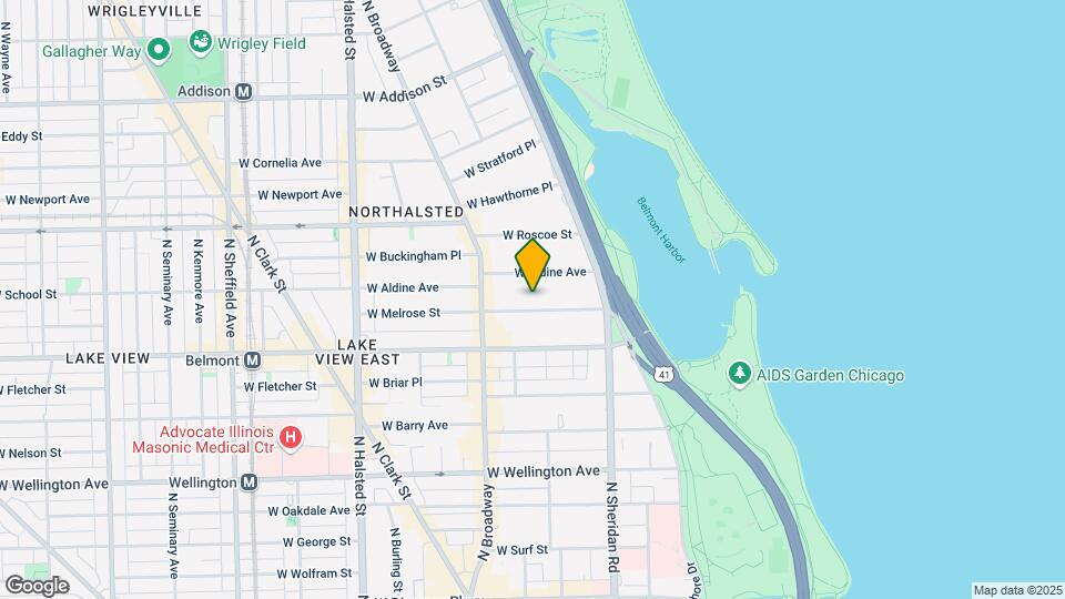 516 W Melrose St, Unit #215 Map and Location Details