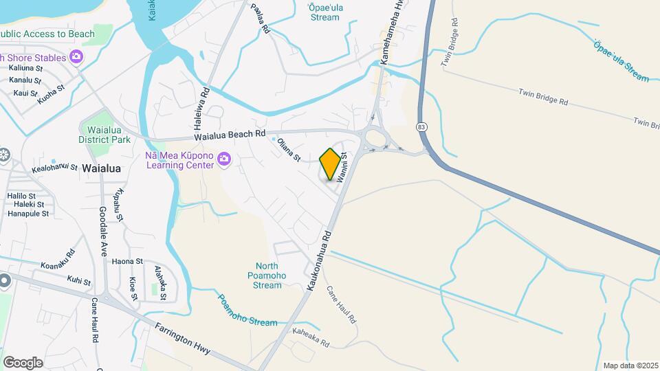 66-831 Kamakahala St-Unit -Studio Map and Location Details
