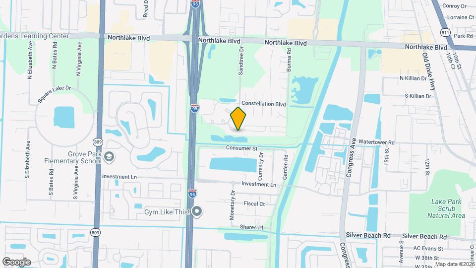 810 Sandtree Dr Map and Location Details