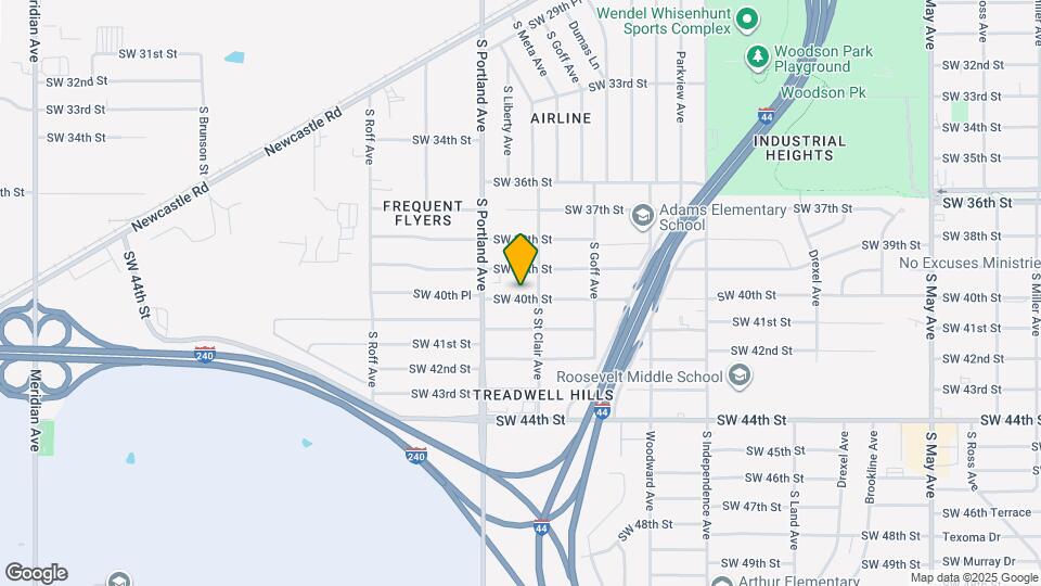 3615 SW 40th St Map and Location Details