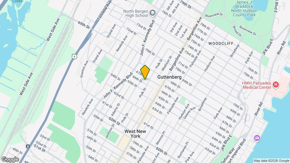 566 66th St, Unit 2 Map and Location Details