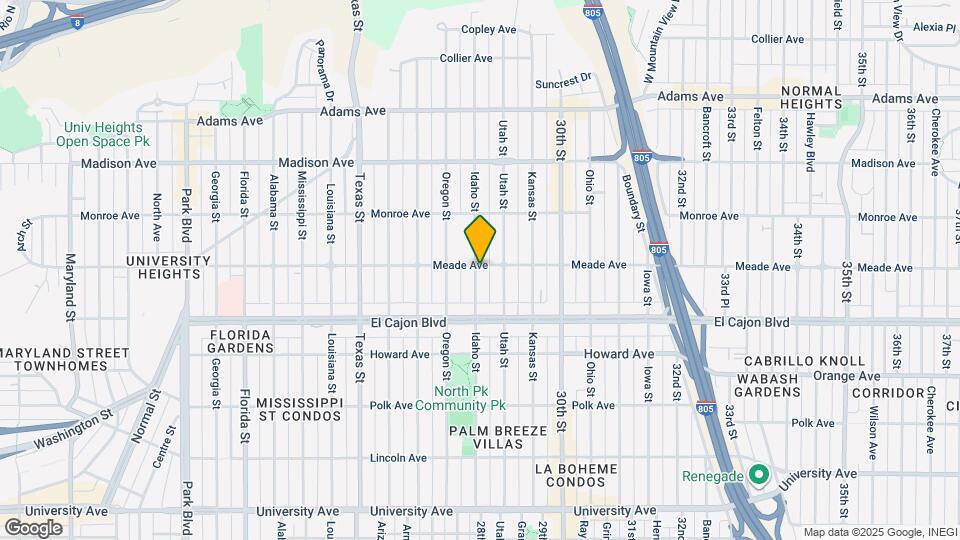 2801 Meade Ave Map and Location Details