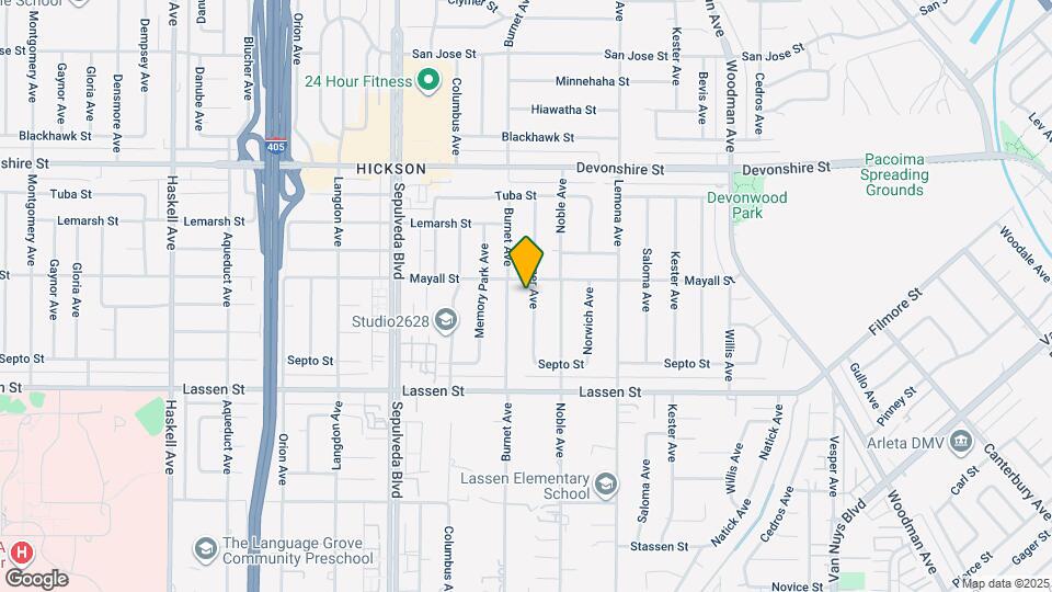 10045 Wisner Ave Map and Location Details