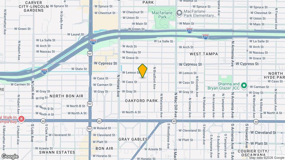 3307 W Cass St Map and Location Details