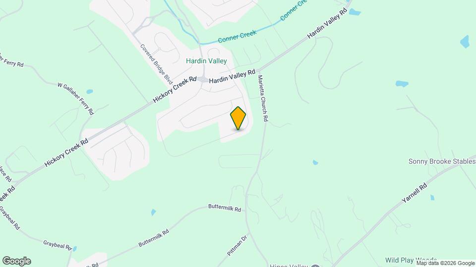 1750 Hickory Reserve Rd Mapa y Detalles de la Ubicación