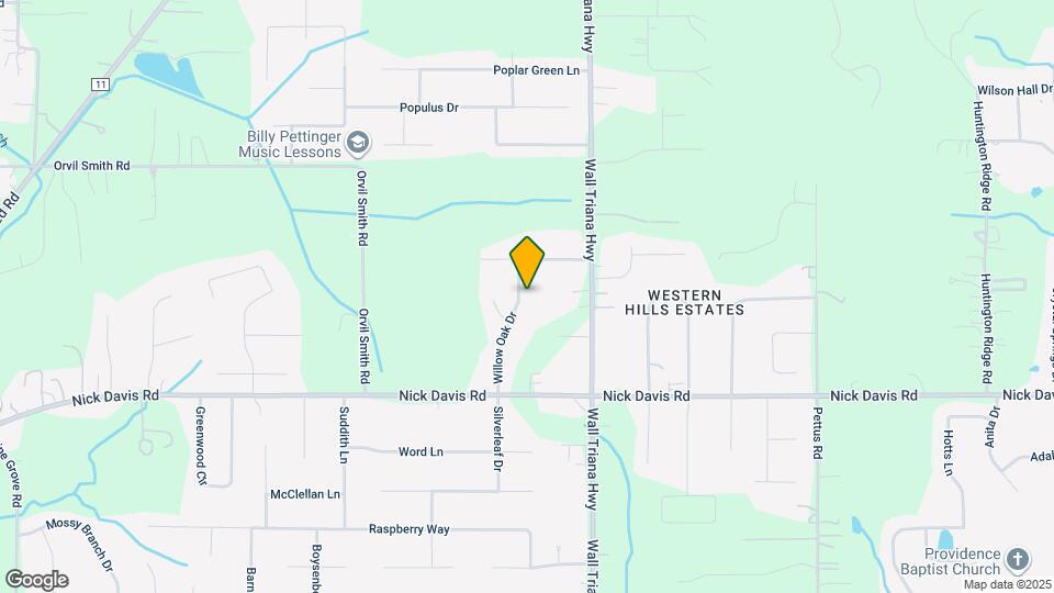 323 Willow Oak Dr Map and Location Details