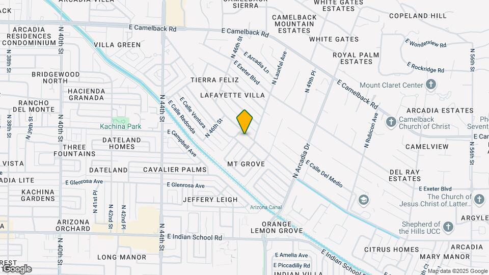 4727 E Lafayette Blvd Map and Location Details