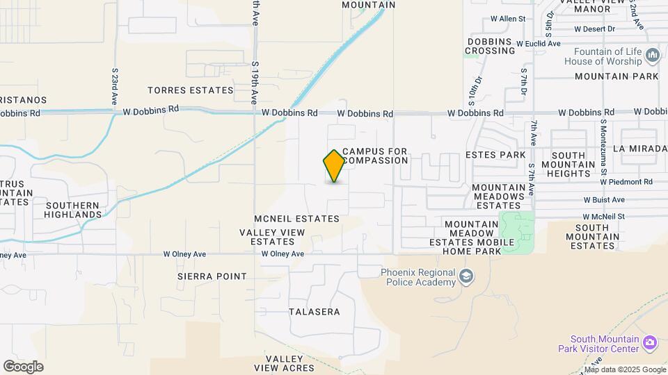 1651 W Piedmont Rd Map and Location Details