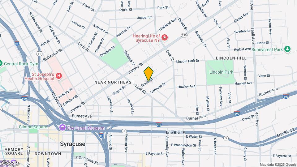 314 Green St Mapa y Detalles de la Ubicación