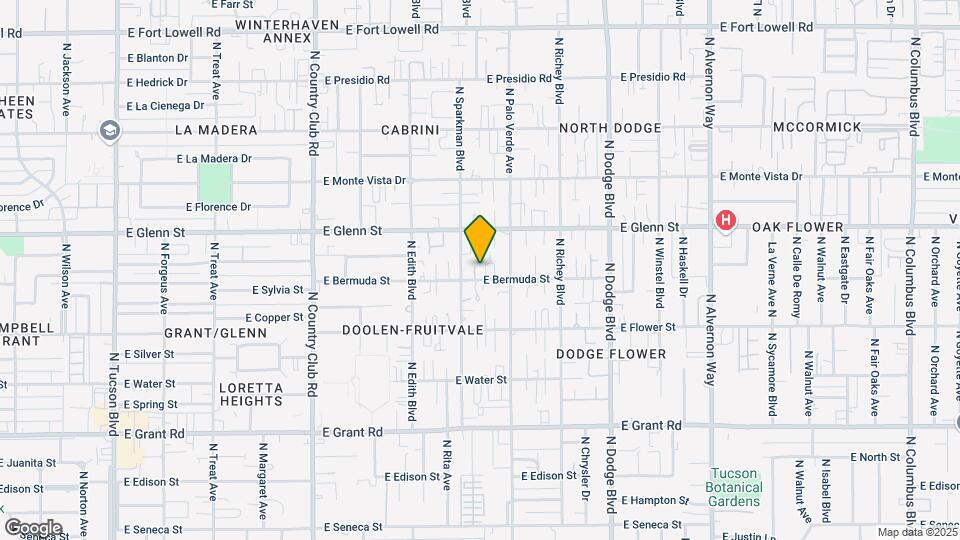 3413 E Bermuda St Mapa y Detalles de la Ubicación